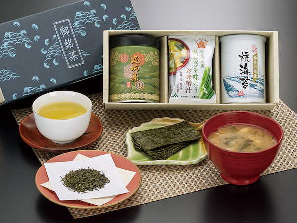 足柄茶なごみ・みそ汁・焼海苔詰合せ